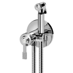Afbeelding 1 Sapho Versi Inbouwbidetmengkraan met handdouche met stopknop, chroom