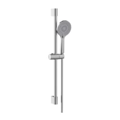 Afbeelding 1 Sapho Douchestang set, schuifhouder 70cm, chroom