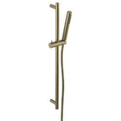 Afbeelding 1 Sapho Doucheset, schuifhouder, 80cm, mat goud