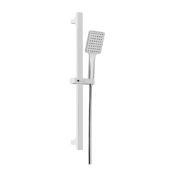 Afbeelding 1 Sapho Vierkante doucheset, schuifhouder 68cm, chroom