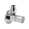 Afbeelding 1 Sapho Ronde hoekstopkraan met moer, 1/2"x3/8", chroom