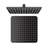 Afbeelding 1 Sapho Slim Hoofddouche, 30x30cm, mat zwart