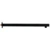 Afbeelding 1 Sapho Lage vierkante douchearm, 40cm, mat zwart
