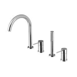 Afbeelding 1 Sapho Ultramix 4-gats badrandkraan, chroom