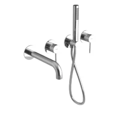 Afbeelding 1 Sapho Ultramix Inbouwbadmengkraan inclusief handdouche, chroom