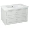 Afbeelding 1 Sapho Violeta Wastafelonderkast 83x52x46cm, mat wit