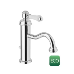 Afbeelding 1 Sapho Vienna Wastafelkraan met klikwaste, ECO binnenwerk, chroom
