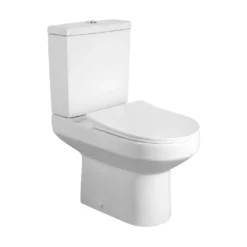 Afbeelding 1 Aqualine Vermet Wc Toiletpot voor duobloktoilet, S-sifon/P-sifon, wit