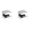 Afbeelding 1 Sapho Asoffi Houders voor glazen planchet 8mm, chroom