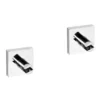 Afbeelding 1 Sapho X-Square Houders voor glazen planchet 8mm, chroom