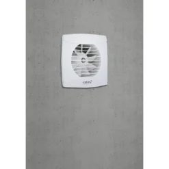 Afbeelding 2 Cata UC-12 TH badkamerventilator automatisch 12W, 120mm, buis, wit