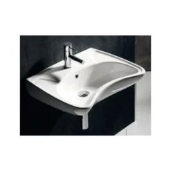 Afbeelding 2 Isvea Handicap Keramische wastafel voor mindervaliden, 59,5x45,6cm, wit