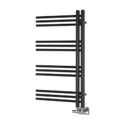 Afbeelding 2 Sapho Dorlion Badkamerradiator 50x90cm, mat zwart