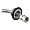 Afbeelding 2 Sapho Montageset voor handdouche aan badrand inclusief slang F1/2"-M3/8", rond, chroom