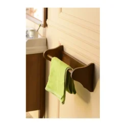 Afbeelding 2 Sapho Retro Handdoekhouder 50x17cm, beuken