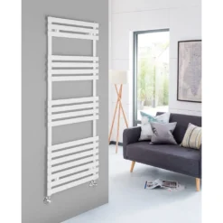 Afbeelding 2 Sapho Jalousi Badkamerradiator 50x150cm, wit