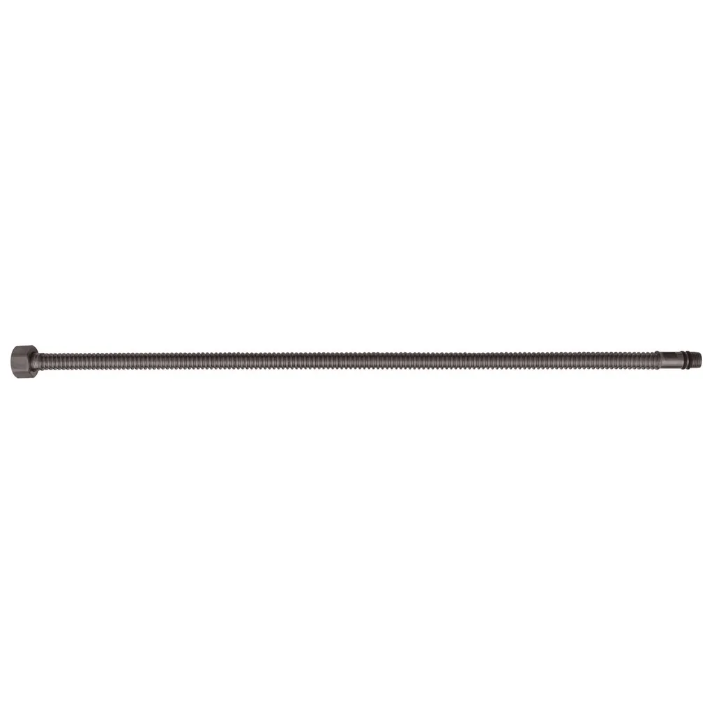 Sapho RVS aansluitbuis, flexibel, M10x3/8", 40cm, gunmetal 2 Afbeelding 2 Sapho RVS aansluitbuis, flexibel, M10x3/8", 40cm, gunmetal