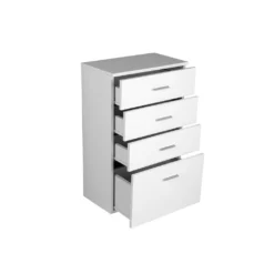 Afbeelding 2 Aqualine Zoja Ladekast 50x78x29cm, wit