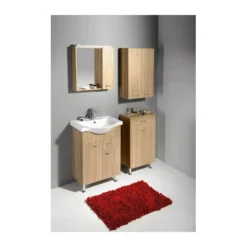 Afbeelding 2 Aqualine Zoja Bovenkast 50x76x23cm, eiken platina