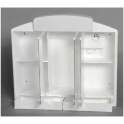 Afbeelding 2 Jokey Rano Spiegelkast 59x51x16cm, 2x12W, wit