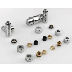 Afbeelding 2 Bruckner Wicher Eck Thermostatische hoekstopkraan, chroom
