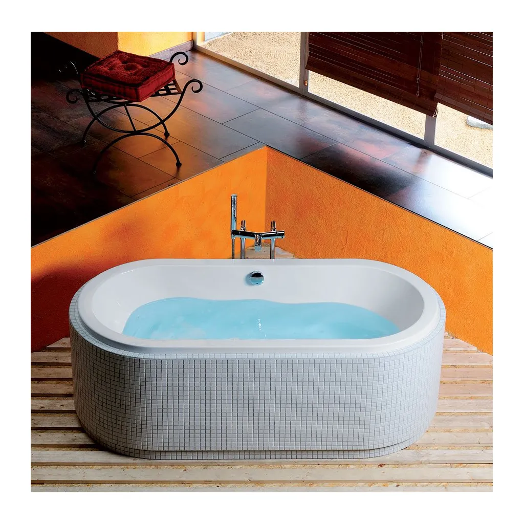 Polysan Viva O ovaal bad 185x80x47cm, wit 2 Afbeelding 2 Polysan Viva O ovaal bad 185x80x47cm, wit