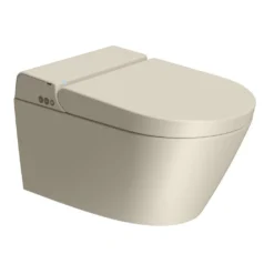Afbeelding 2 GSI Wclean Wandcloset Swirlflush met geïntegreerd elektronisch bidet, dubbel mat creta