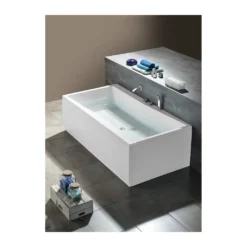 Afbeelding 2 Polysan Quest Rechthoekig bad 180x100x49cm, wit