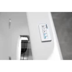Afbeelding 2 Polysan Quest Whirlpoolbad, 180x100x49cm, Highline Hydro-Air, chroom