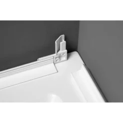 Afbeelding 2 Polysan Badrandafdichting, 2x195cm, 2x hoek, 2x einddop, wit