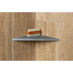 Afbeelding 2 Sapho Abeline Rockstone hoekplanchet 20x20cm, beton