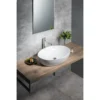 Afbeelding 2 Sapho Pera Keramische opbouwwastafel, 62,5x42cm, wit
