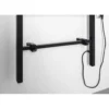 Afbeelding 2 Sapho Barbo Elektrische handdoekradiator, vierkant, 60x160cm, 160W, mat zwart