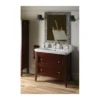 Afbeelding 2 Sapho Cross Wastafelonderkast 85x81x47cm, 2x lade, beuken