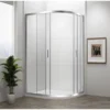 Afbeelding 2 Polysan Easy Kwartronde douchecabine 120x90cm, links/rechts, helder glas