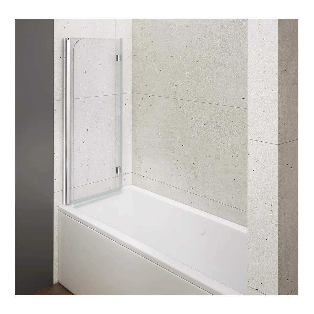 Gelco Loro Badwand opklapbaar 90cm, helder glas 2 Afbeelding 2 Gelco Loro Badwand opklapbaar 90cm, helder glas