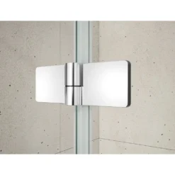 Afbeelding 2 Gelco Trinity Chrome Rechthoekige douchecabine 90x80cm, helder glas, links