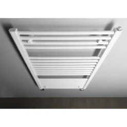 Afbeelding 2 Aqualine Direct Badkamerradiator met zij aansluiting 45x96cm, wit