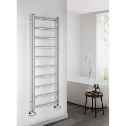 Afbeelding 2 Sapho Metro Light Badkamerradiator 40x114cm, chroom