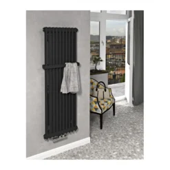 Afbeelding 2 Sapho Fede Handdoekhouder 50,4cm, mat zwart