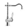 Sapho Kirké Crystal Keukenkraan hendel kristal, chroom 4 Afbeelding 2 Sapho Kirké Crystal Keukenkraan hendel kristal, chroom