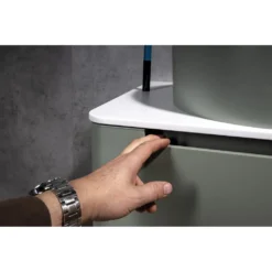 Afbeelding 2 Sapho Kerala Wastafelonderkast 80x35x47,5cm, 1x lade, siena