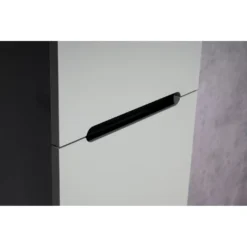 Afbeelding 2 Sapho Kerala Opbergkast 38x143x32cm, 2 deuren, links/rechts/glanzend wit