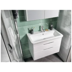 Afbeelding 2 Sapho Badkamermeubelset ELLA 80, wit