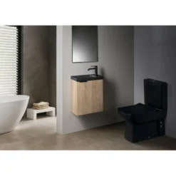 Afbeelding 2 Sapho Latus X wastafelonderkast 39,4x50x22cm, Pine Rustic