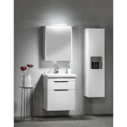 Afbeelding 2 Sapho Lucie Spiegelkast inclusief LED-lamp, 55x70x17cm, wit