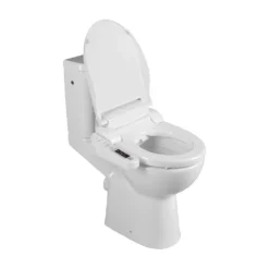 Afbeelding 2 Sapho Handicap Duobloktoilet, verhoogde zitting, elektronisch bidet BLOOMING EKO PLUS, randloos, P-sifon, wit