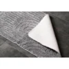 Afbeelding 2 Aqualine Rist Badmat, 50x80cm, 100% polyester, antislip, ecru