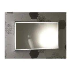 Afbeelding 2 Sapho Luminar Spiegel met LED-verlichting en lijst 120x55cm, chroom