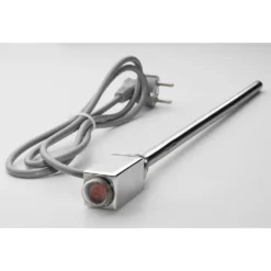 Afbeelding 2 Sapho Caruso Radiatorverwarmingselement 300W, geborsteld RVS